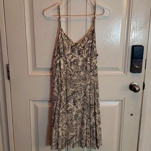 Spaghetti Strap Dress floral print